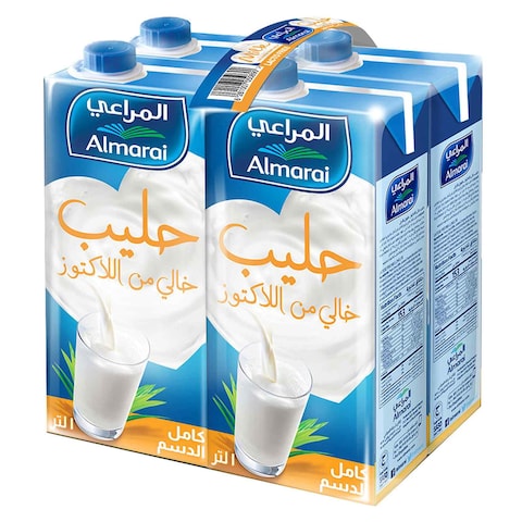 Almarai Lactofree UHT Milk 1L Pack of 4