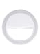 Generic - Led Flash Light Up Selfie Luminous Phone Ring White