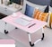 Foldable Laptop Table Pink
