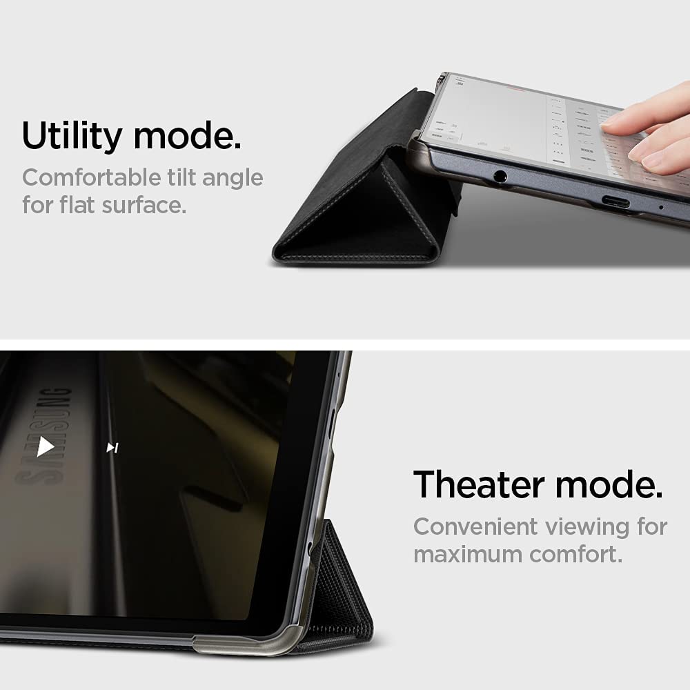 Spigen Liquid Air Folio designed for Samsung Galaxy Tab A7 LITE case cover 8.7 inch (2021) - Black