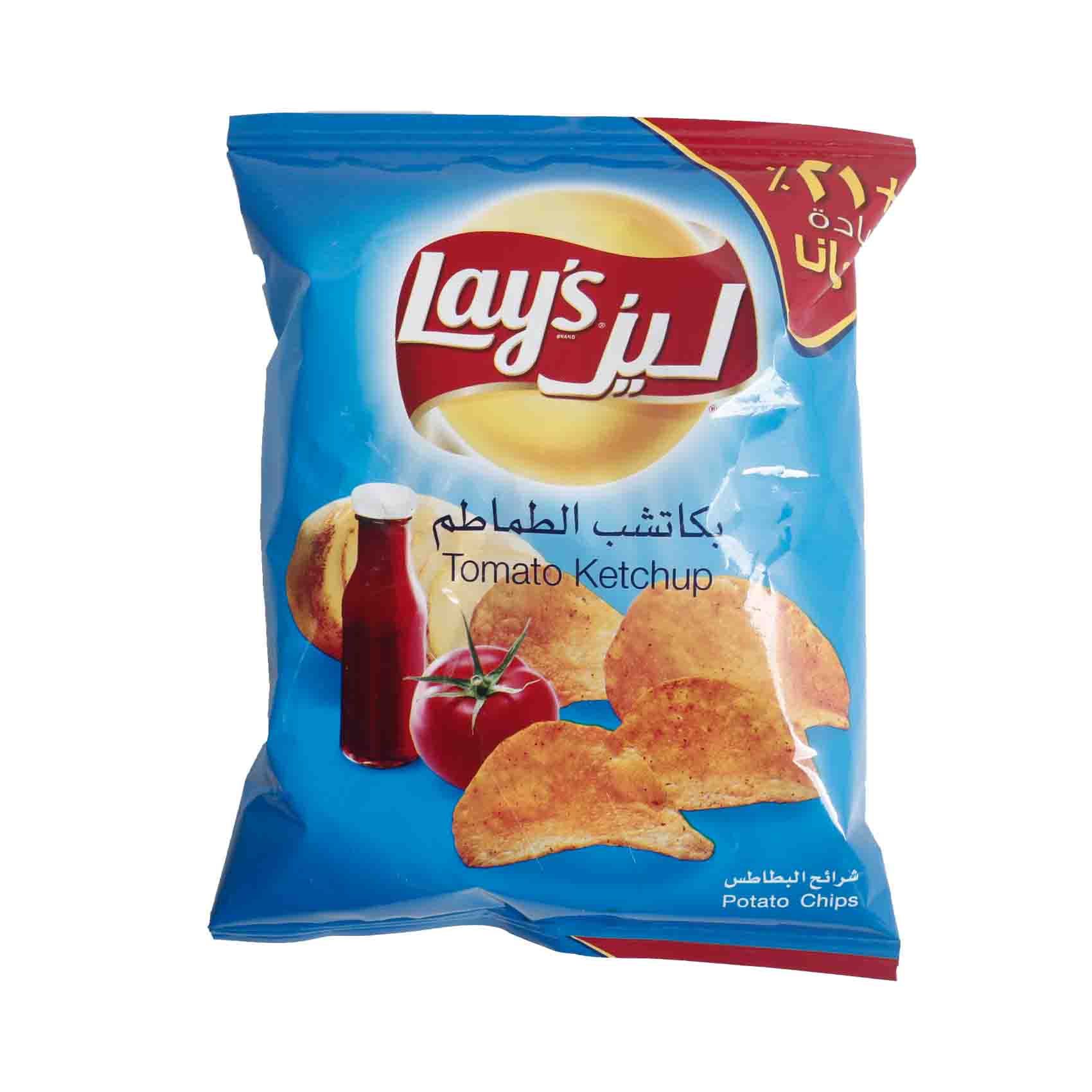 Lay&#39;s Chips Potato Tomato Ketchup Flavor 14 Gram