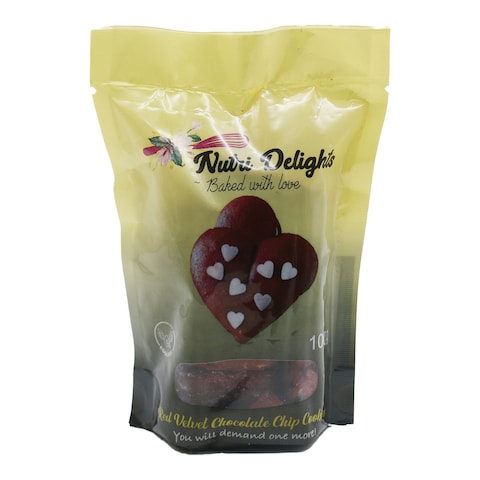 Nutri Delights Red Velvet Chocolate Chip Cookies 100g