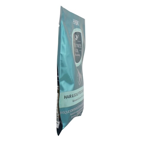 Hask Tea Tree Oil And Rosemary Hair And Scalp Treatment Mask Blue 50kg