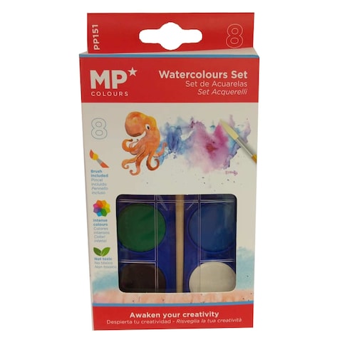 MP Water Colours Set 8Pieces