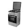 Geepas GCR5555 Portable Cooking Range, 4 Gas Burner Range top Rapid Convection Single Oven, 1 Year Manufacturer Warranty