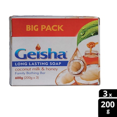Geisha White Value Pack 3x200g