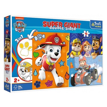 Puzzles Giant Paw Patrol 15 Pieces