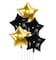 GRAND SHOP 10 Pcs 18&quot; Star Foil Balloons for Birthday | Anniversary | Wedding Party Decoration (Rose Gold)