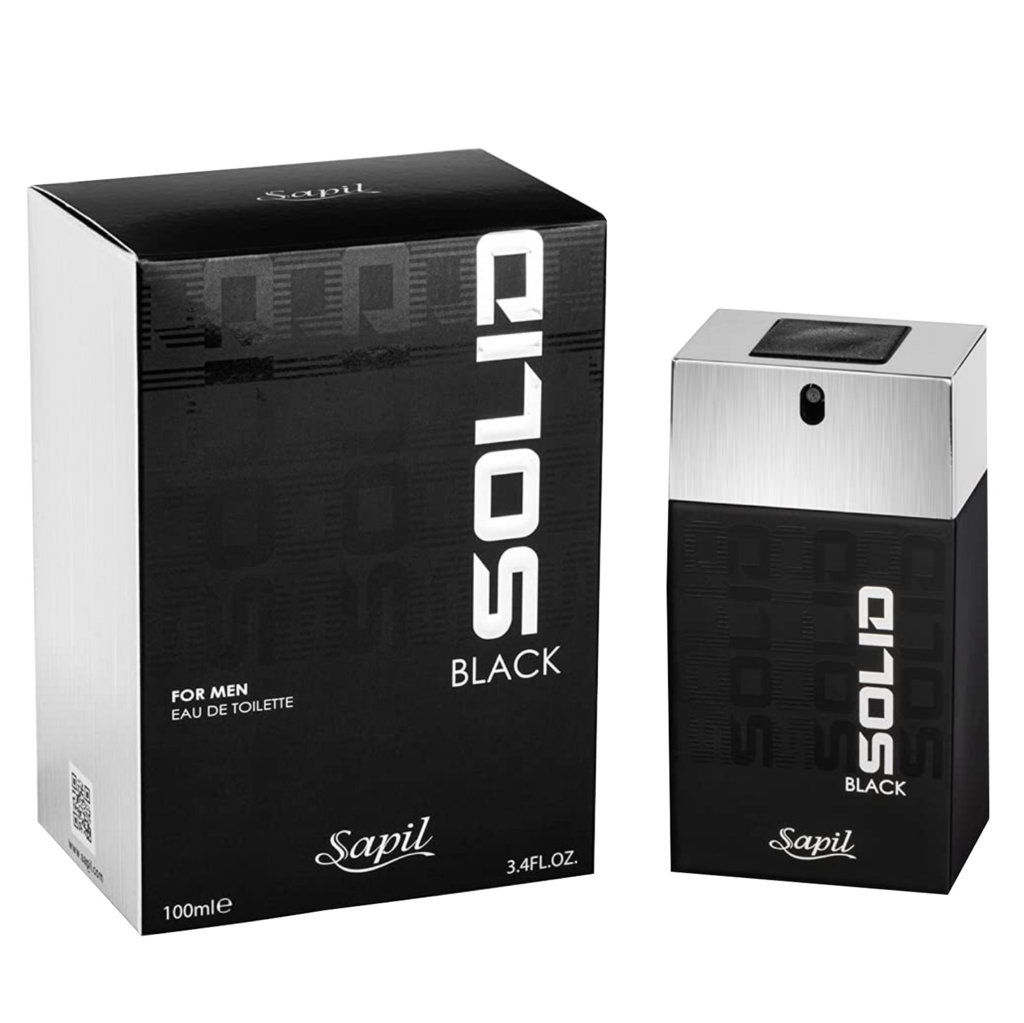 Sapil Solid Black Eau De Toilette Perfum 100ml