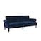 In House Nutella 2 In 1 Sofabed Velvet Upholstered - Dark Blue