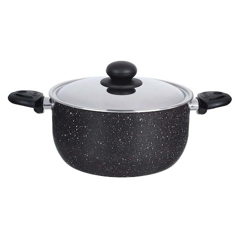 Nouval Classic Granite Pot - 28 Cm