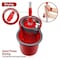 HYX Spin Mop With Bucket For Floor Cleaning, Microfiber Mops and Bucket with Wringer Set, Adjustable Handle, 360 Spinning Mop For Wet &amp; Dry Use