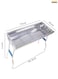 Stainless Steel Folding BBQ Camping Grill Large