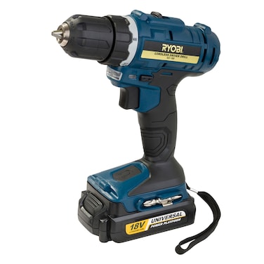 RYOBI 18V LI-ION IMPACT DRILL KIT