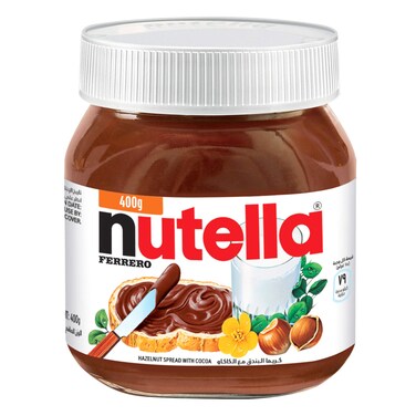 Nutella Ferrero Hazelnut And Cocoa Spread 400g