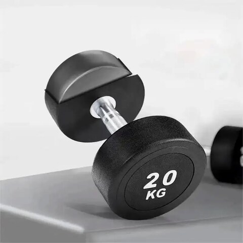 Harley Fitness Commercial Dumbbells - TPU - Dynamic Strength and Stability (17.5, Kilograms)