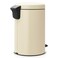 Brabantia NewIcon Pedal Bin (25 x 41cm, Almond)