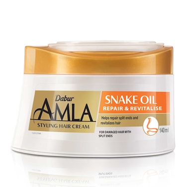 Dabur Amla Snake Oil Styling Hair Cream for Damaged Hair - 125ml