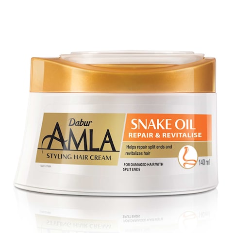 Buy Dabur Amla Snake Oil Styling Hair Cream for Damaged Hair - 125ml in Egypt