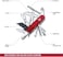 Victorinox, Cybertool 34 Swiss Army Knife (Translucent Red) 17725