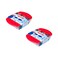 Pyrex Rectangular Vessels Heat Resistant Food Container With Lid 2 Count