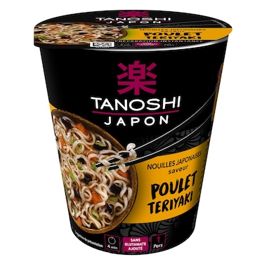 Tanoshi Cup Noodles Poulet Teriyaki 65GR