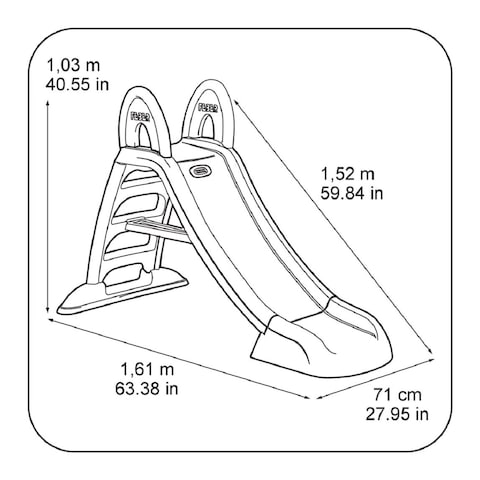 Feber Slide Plus With Water 152Cm