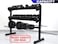 Sky Land Fitness Multiple Weights Storage Rack For Dumbbells, Barbells, And Weight Plates Em 9226, Black