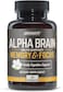 Onnit Alpha Brain (30Ct) - Over 1 Million Bottles Sold - Nootropic Brain Booster Supplement - Promotes Focus, Concentration &amp; Memory - Alpha Gpc, L Theanine, Bacopa Monnieri, Huperzine A, Vitamin B6