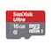 SanDisk Ultra Class 10 Micro SDHC-I 16GB Memory Card Multicolour