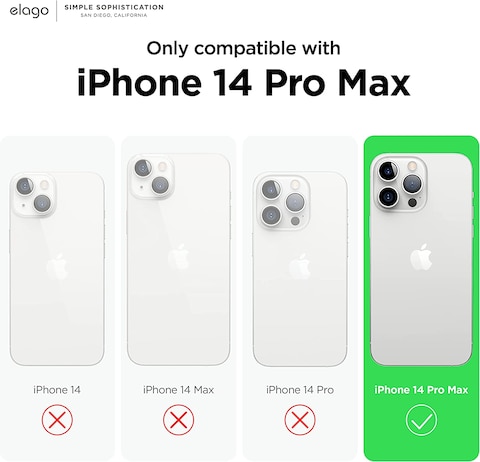 Elago MAG Hybrid for iPhone 14 Pro Max case cover compatible with MagSafe - Transparent
