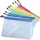 Plastic Wallets A4 10 Pcs A4 Zip Lock Bags Document Wallet Document Folders Plastic Pockets with Zipper for School Office Homework Travel Storage Bags