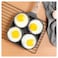 Aluminum + Bakelite Four-hole Non-stick Egg Frying Pan Ham Breakfast Pan Omelet Pan Pot Induction Cooker Type Household Items
