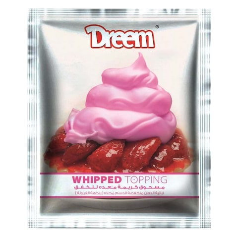 Dreem Whipped Topping Strawberry - 45 gm