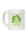 muGGyz Printed Ceramic Coffee Mug White