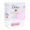 Dove Beauty Cream Soap Bar, for all skin types, Pink, with &frac14; moisturising cream, 125g Pack of 4