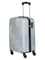 Senator Hard Case Medium Luggage Trolley Suitcase for Unisex ABS Lightweight Travel Bag with 4 Spinner Wheels KH110 Silver