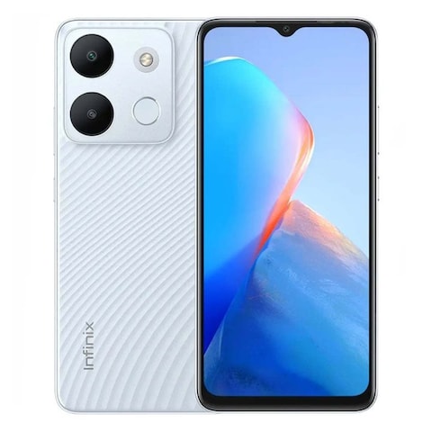 Infinix Smart 7 - 6.6-inch 64GB/4GB Dual SIM 4G Smartphone - White