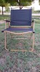 
LANNY Portable Folding Camping Chair Fishing Camping Chair with Wooden Handle Aluminum Bracket Stable - Outdoor Picnic Chair For BBQ Beach Chair BLACK