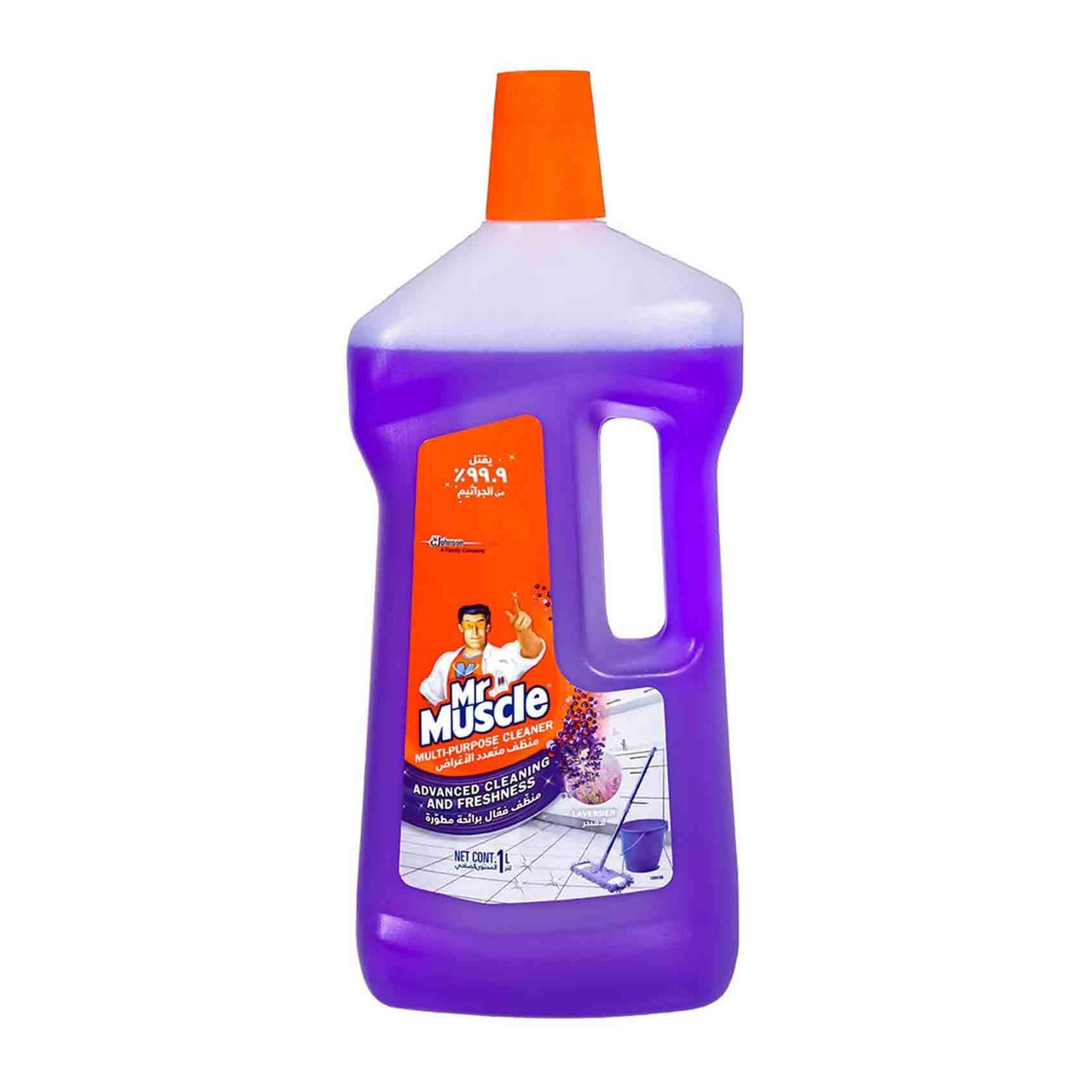 MR. Muscle Multi-Purpose Cleaner, Lavender – 1 Liter MR. Muscle Multi-Purpose Cleaner, Lavender – 1 Liter