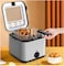 Electric Deep Fryer W/Basket And Lid, Countertop Kitchen Frying Machine, For Skewer Potato Chips Chicken Nuggets Fries Machine Commercial Use, Household Use