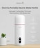 Deerma DR035S Portable Electric Kettle Thermos Bottle With LED &amp; Temperature Control 350ml Capacity - White