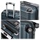 Eminent Hard Case Travel Bag Large Luggage Trolley Polycarbonate Lightweight Suitcase 4 Quiet Double Spinner Wheels With Tsa Lock KK10 Graphite
