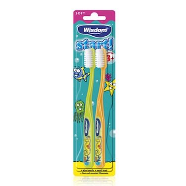 Wisdom Toothbrush Kids Start Pack X2