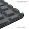 YALLA HomeGym 40MM EXTRA THICK Rubber Heavy-Duty Gym Floor Mat, Commercial Gym Rubber Floor Tiles Shock Absorbing 1 Squared Meter (BLACK)