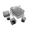 Maxi Mesh Executive Desk Organizer Set Black 5 PCS