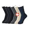La Collection Short Towel Socks For Men - 6 Pieces