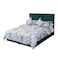In House Granada Velvet Bed Frame - King - 200x180 cm - Dark Green