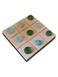TIC TAC Toe Wooden Board - Family Game, Includes 10 Wooden Game Pieces, Classic Wooden Board Game, Classical Family Board Game, Strategy Board Game