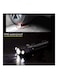 Sunshine - Electric LED Torch With 3 Head Black 14.6centimeter